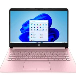 New Pink HP Stream 14 inch Laptop Intel Processor N4120 64GB With Microsoft 365